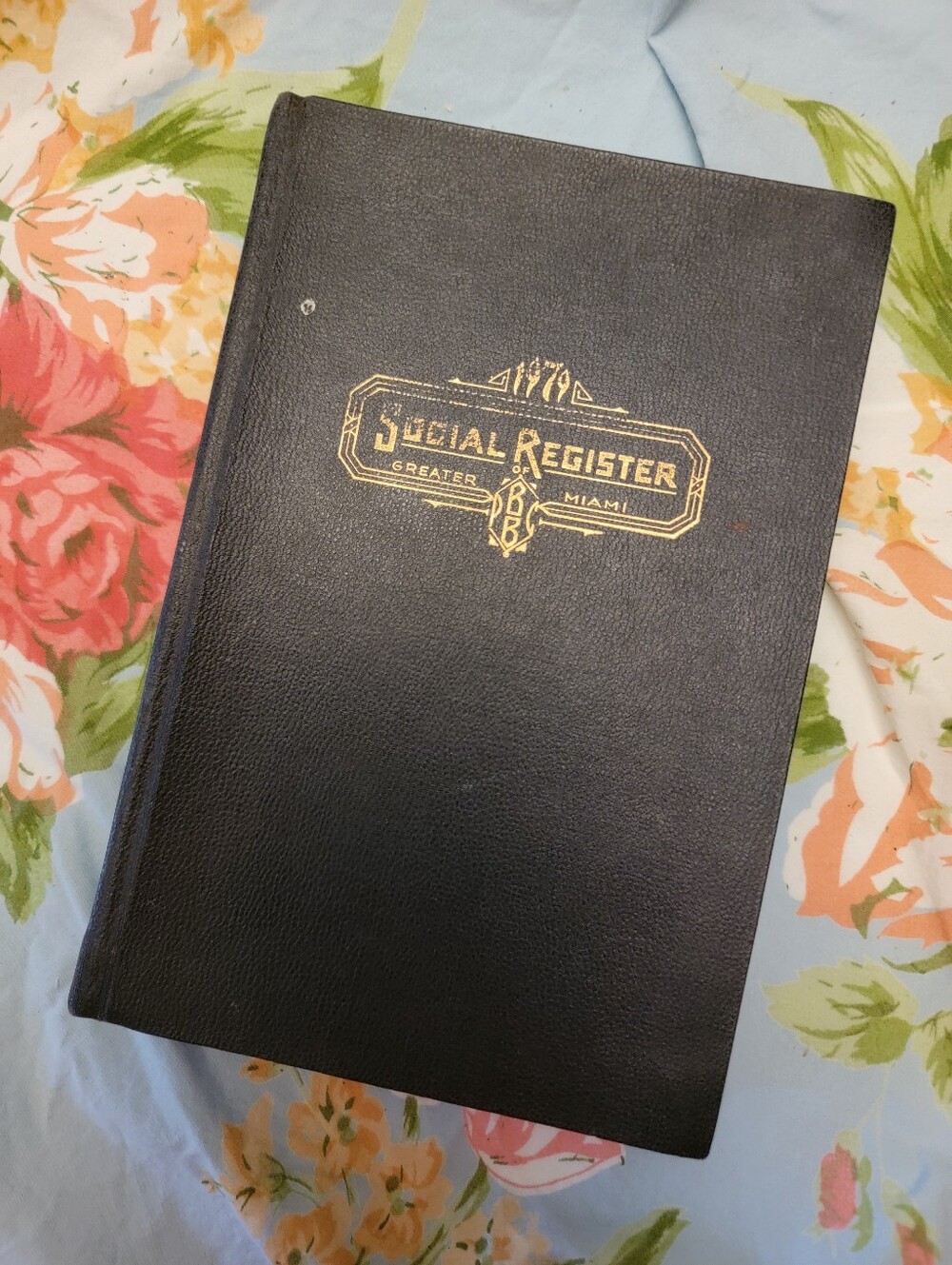 Vintage 1979 Social Register of Greater Miami Hardcover Book Florida History